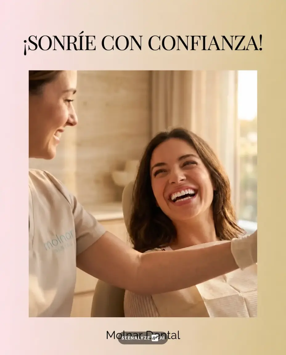Una sonrisa que inspira confianza