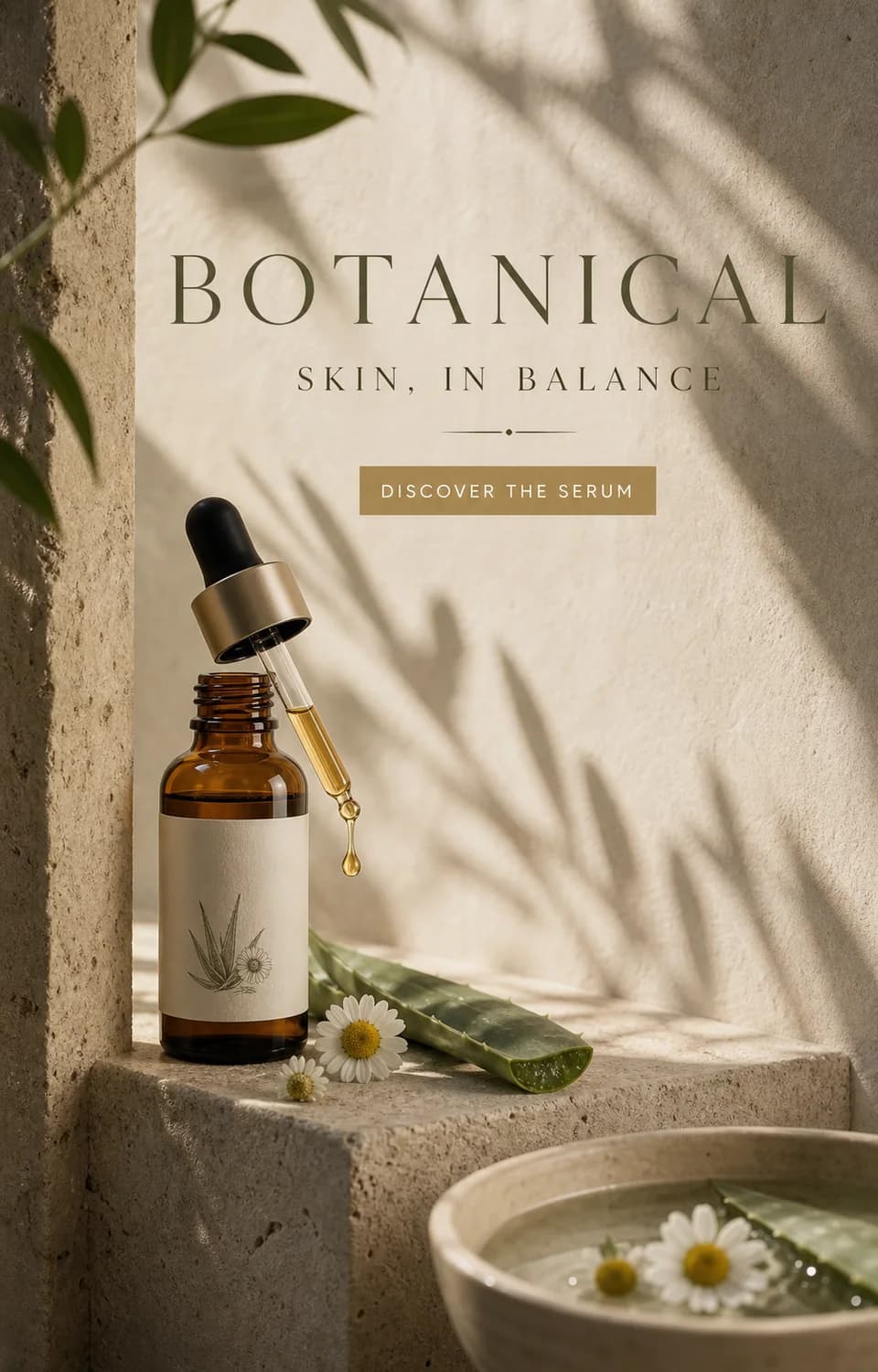 Natural Face Serum - Botanical