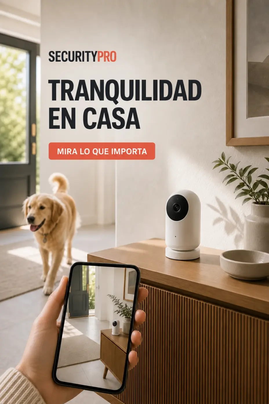 Cámara de seguridad para el hogar SecurityPro