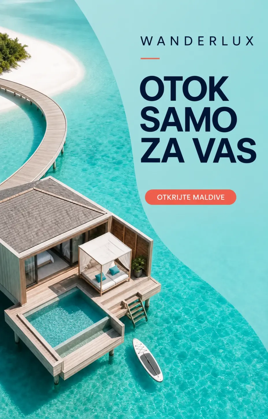 WANDERLUX bijeg u vilu na Maldivima