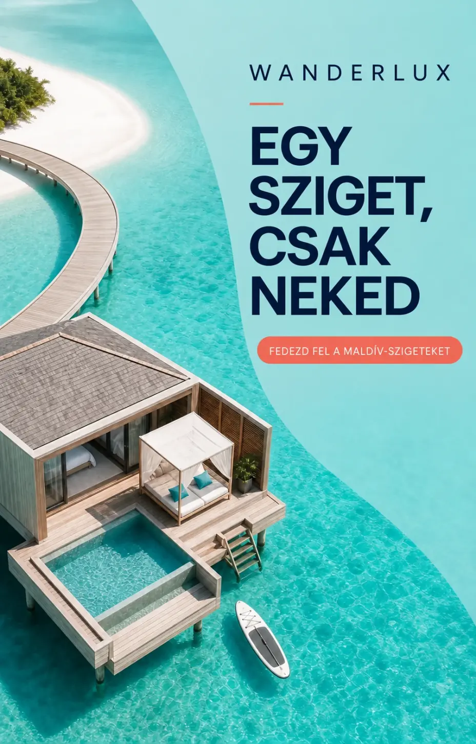 WANDERLUX Maldív Villa Menekülés